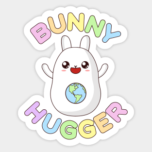 Bunny Hugger // Greta Thunberg Alias Tribute Sticker